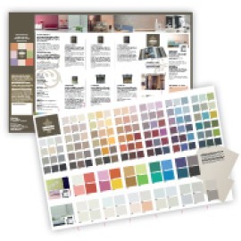 Colourcard cachemire ( road map ) printed colourchips